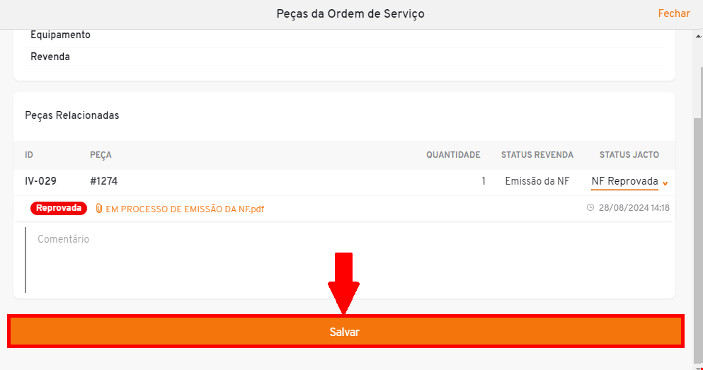 wiki_retorno_de_peças_aprovar_nf_reprovar_salvar.png